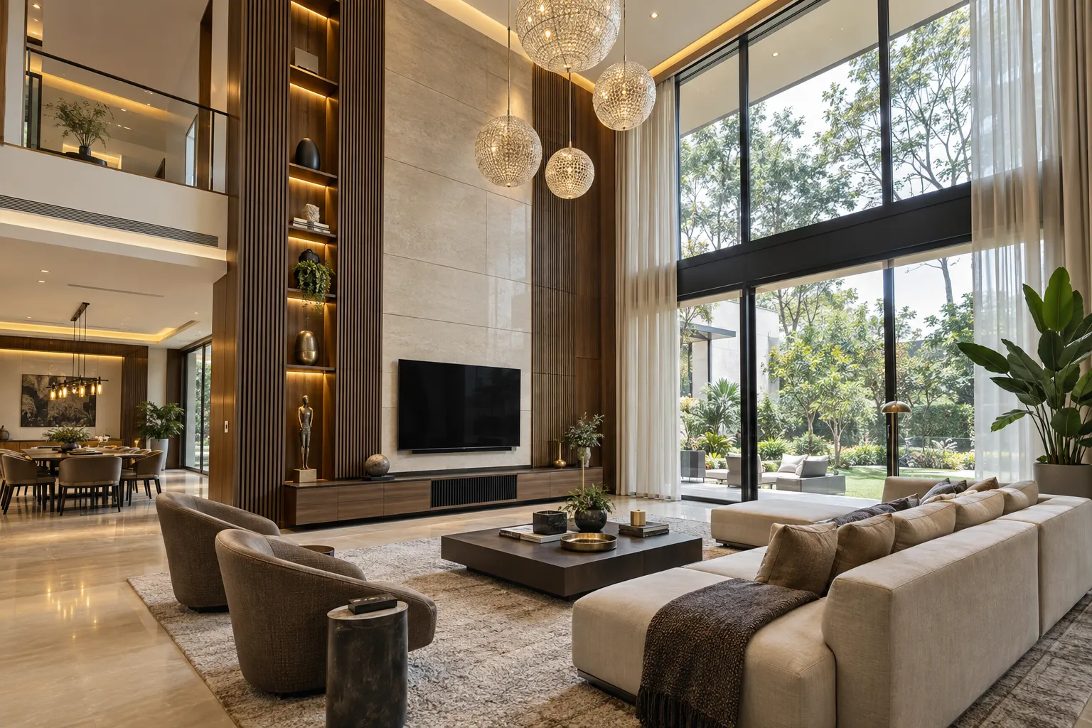 Luxury Villa Living Room Bangalore